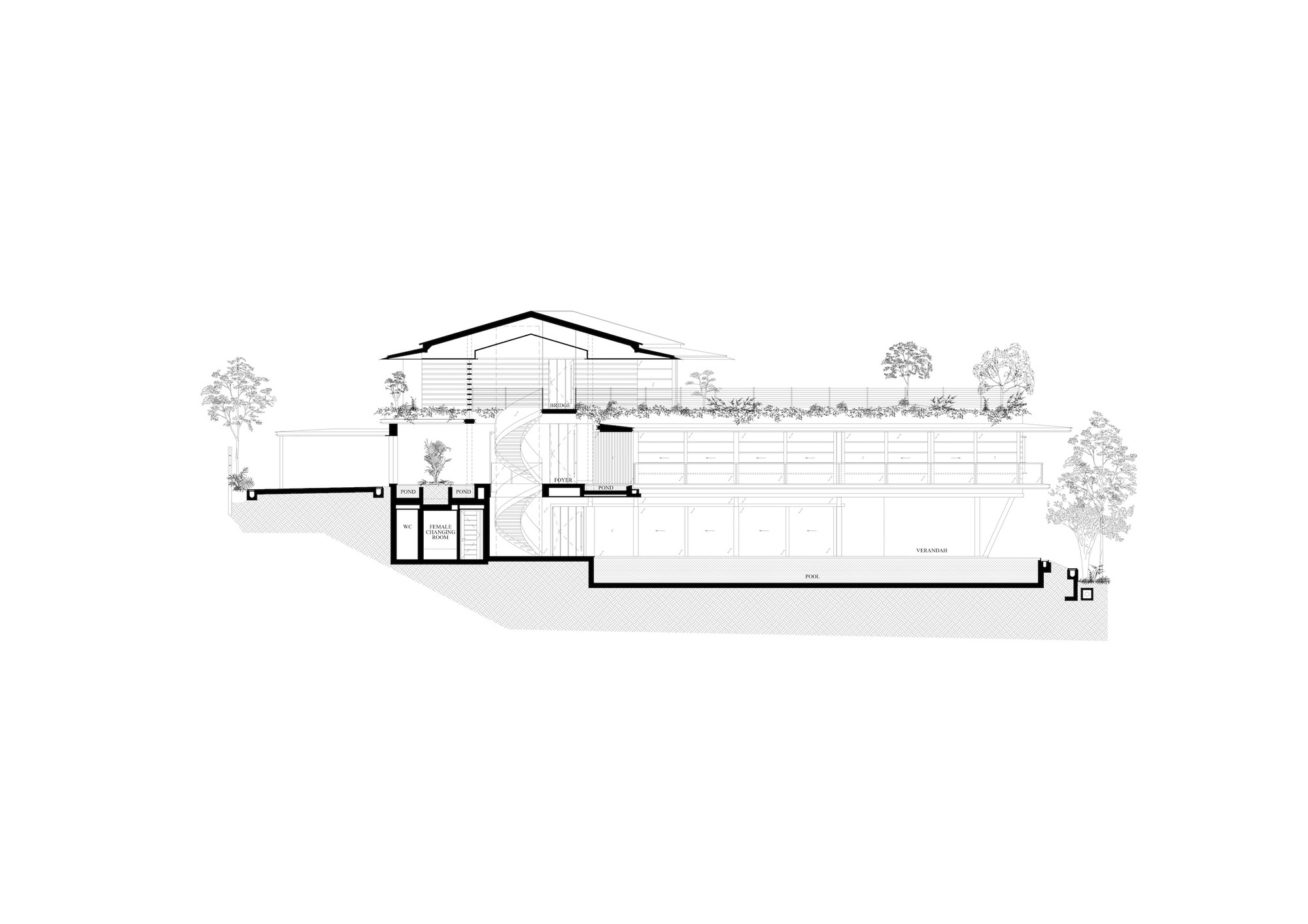 雨树屋丨新加坡丨Guz Architects-15