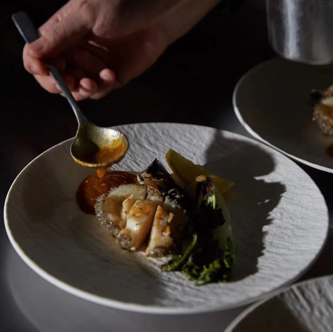 暗黑系餐厅，就是如此酷炫高级！——南京龍·铁板烧餐厅 | 壹舍方磊新作-23