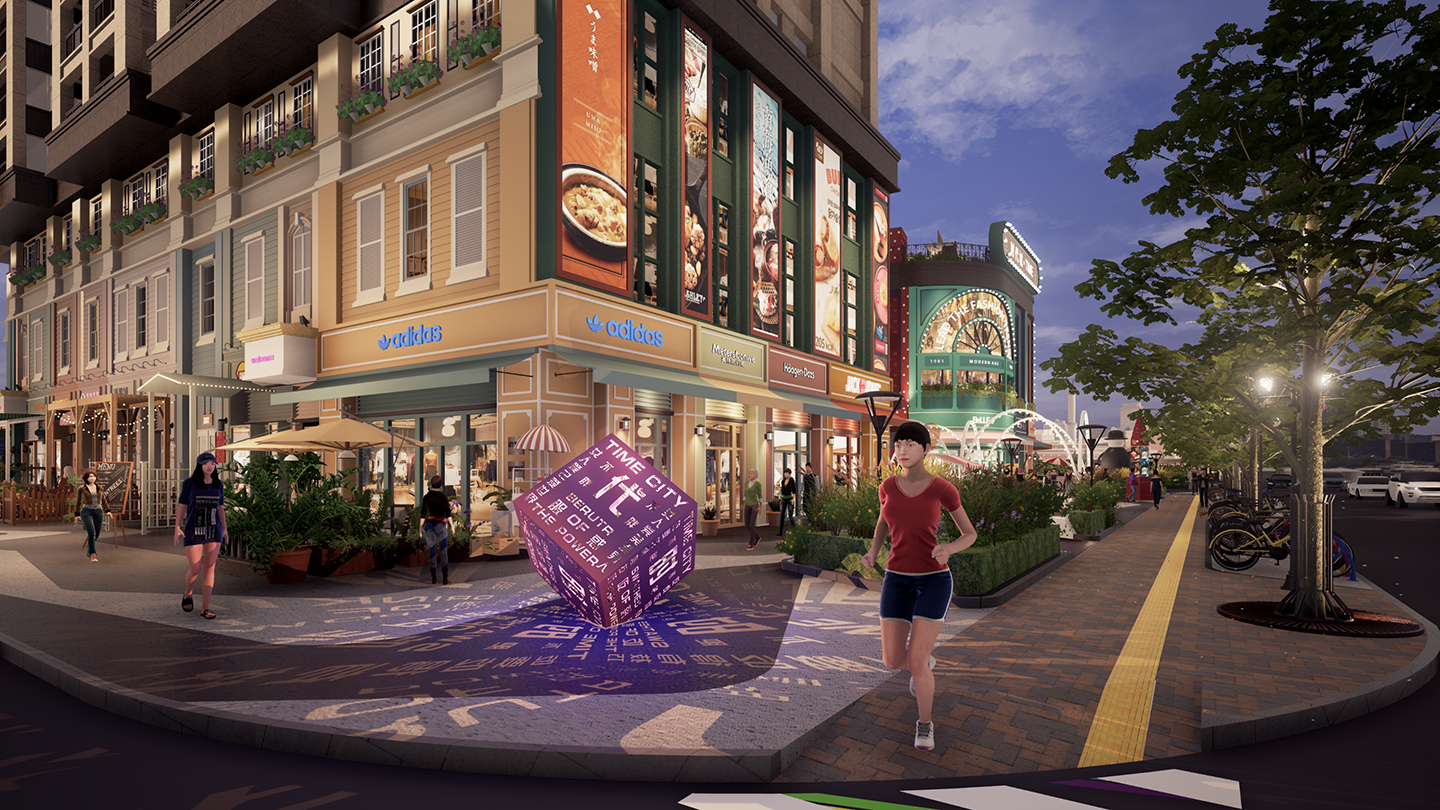 时代城商业街 | 摩登风情的小型综合体设计-15