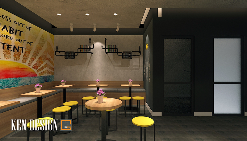 Tubo Tea  现代简约奶茶店设计丨越南河内丨Kendesign公司-21