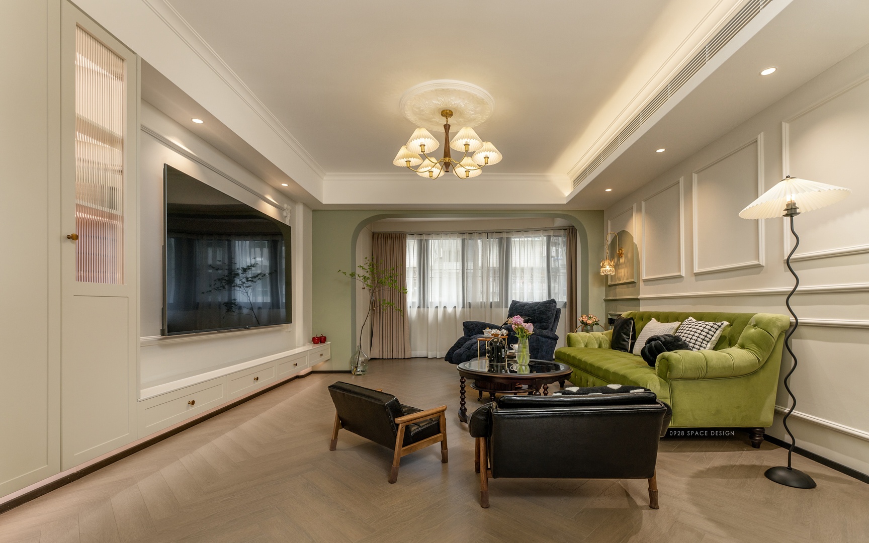 《弥·秘》老钢窗拱形门小复古住宅设计-0