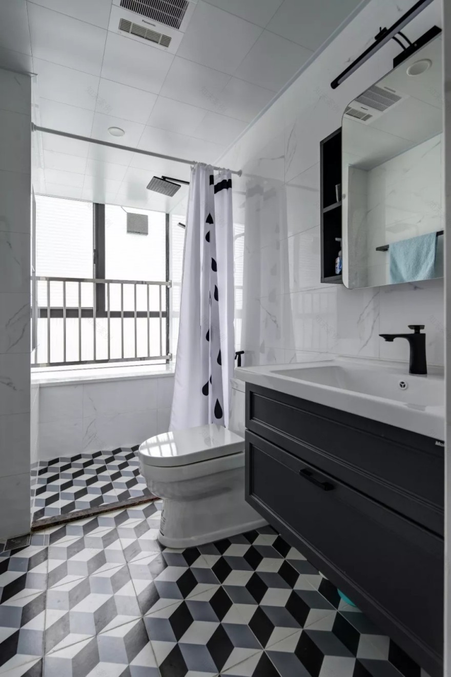 120㎡墨绿配色,清爽自然-23