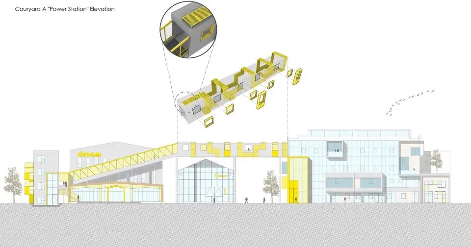 “织物构建”Fashion Factory创意工厂A庭院城市更新丨中国北京丨非静止建筑设计-39