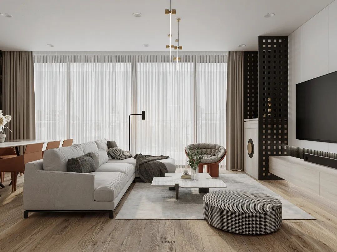 越南简约绿调两居室丨Elemental Design-2