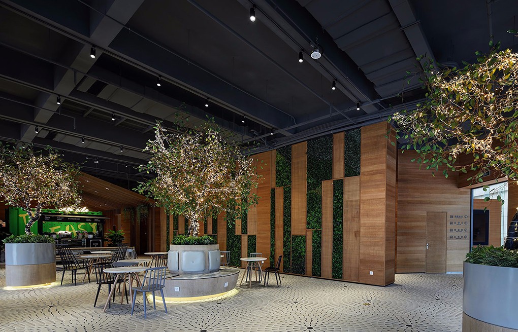 万科苏州 吴江公园里售楼处软装-7