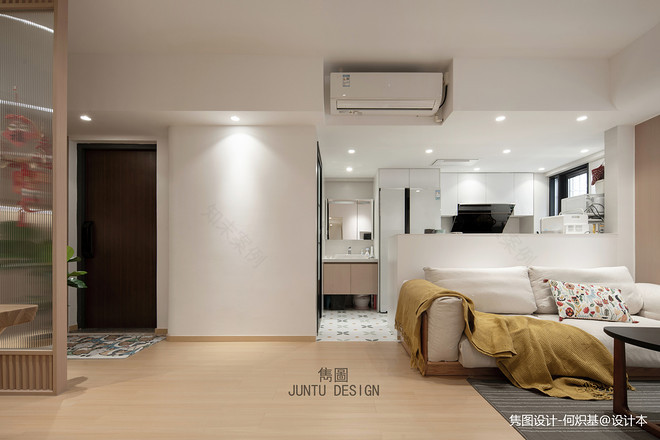 25万元三居91平米装修案例·91㎡日系原木风旧房改造丨葡萄牙万福-17