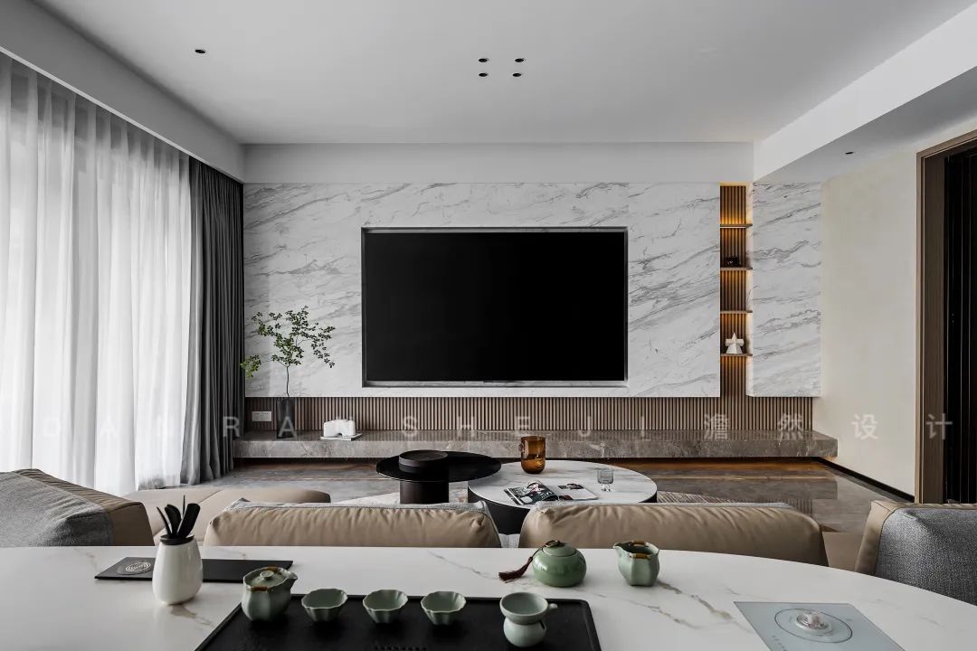 重庆舜山府现代雅奢住宅丨中国重庆丨澹然设计,橙色软装-30