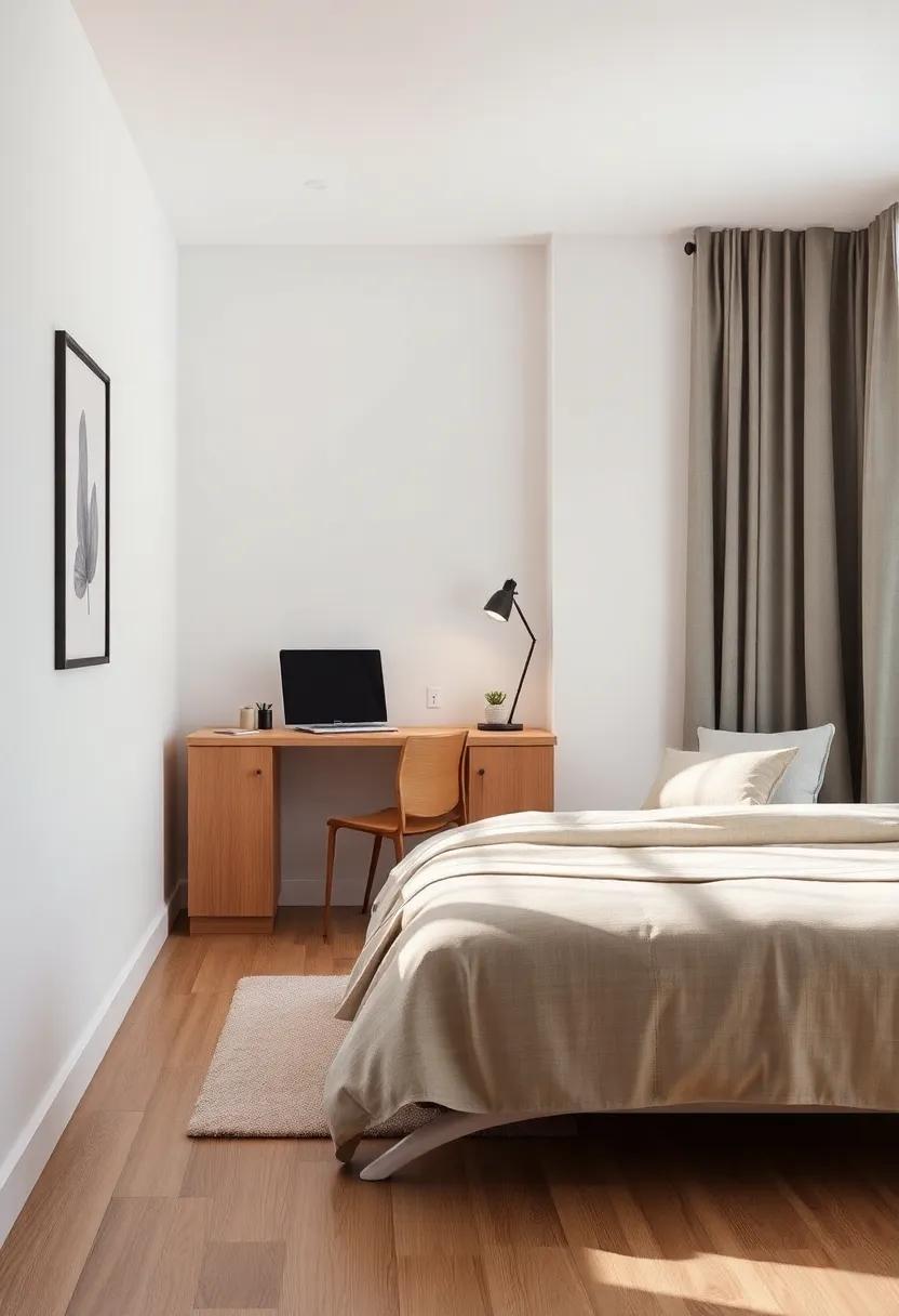 用时尚角落书桌改造小卧室-54