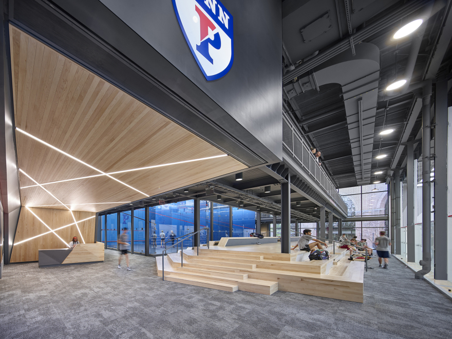 宾夕法尼亚大学新建筑 | Penn Squash Center 的现代化改造-15
