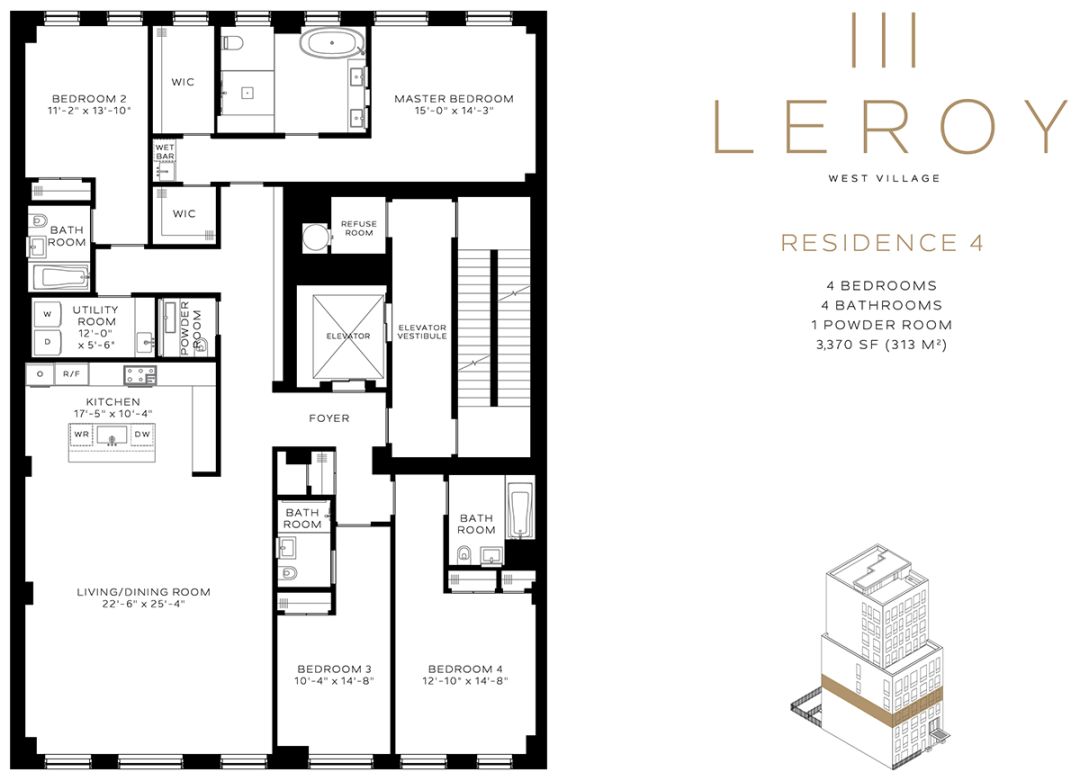 纽约 West Village 的时尚优雅之作——111 Leroy Street-51