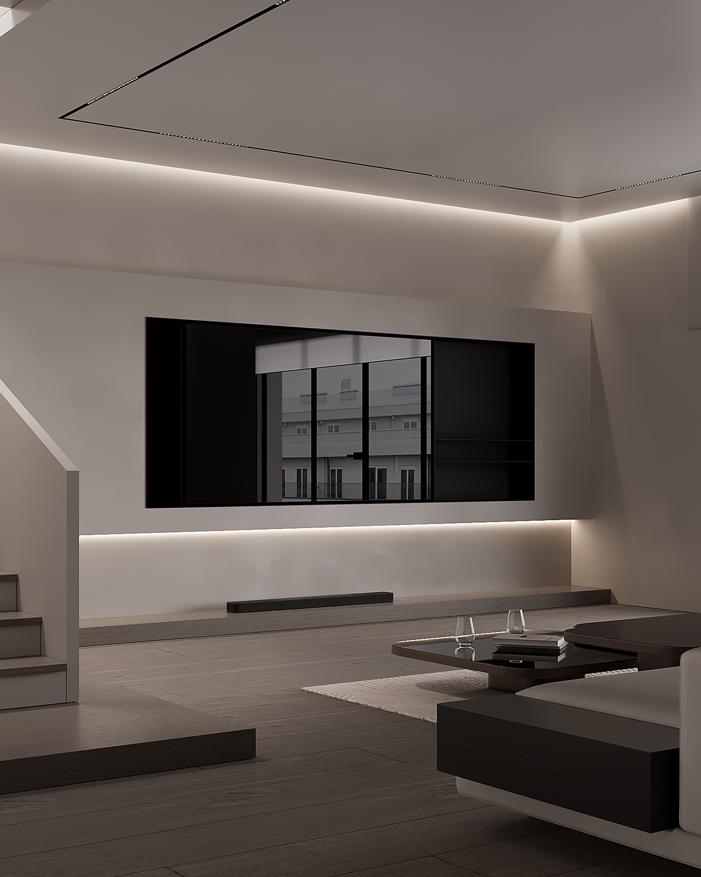 140㎡极简风住宅设计 超酷！-3