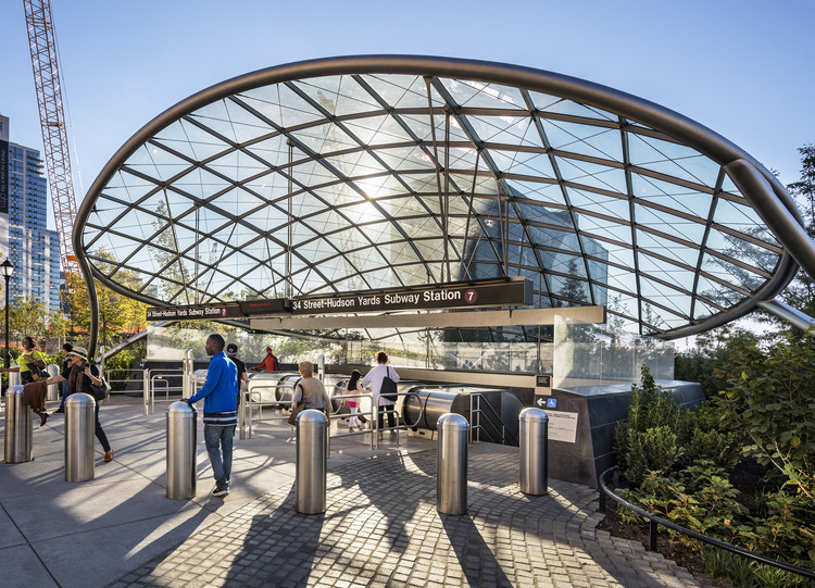 纽约 34 街哈德逊庭院地铁站 | 现代化交通设施的创新设计-10