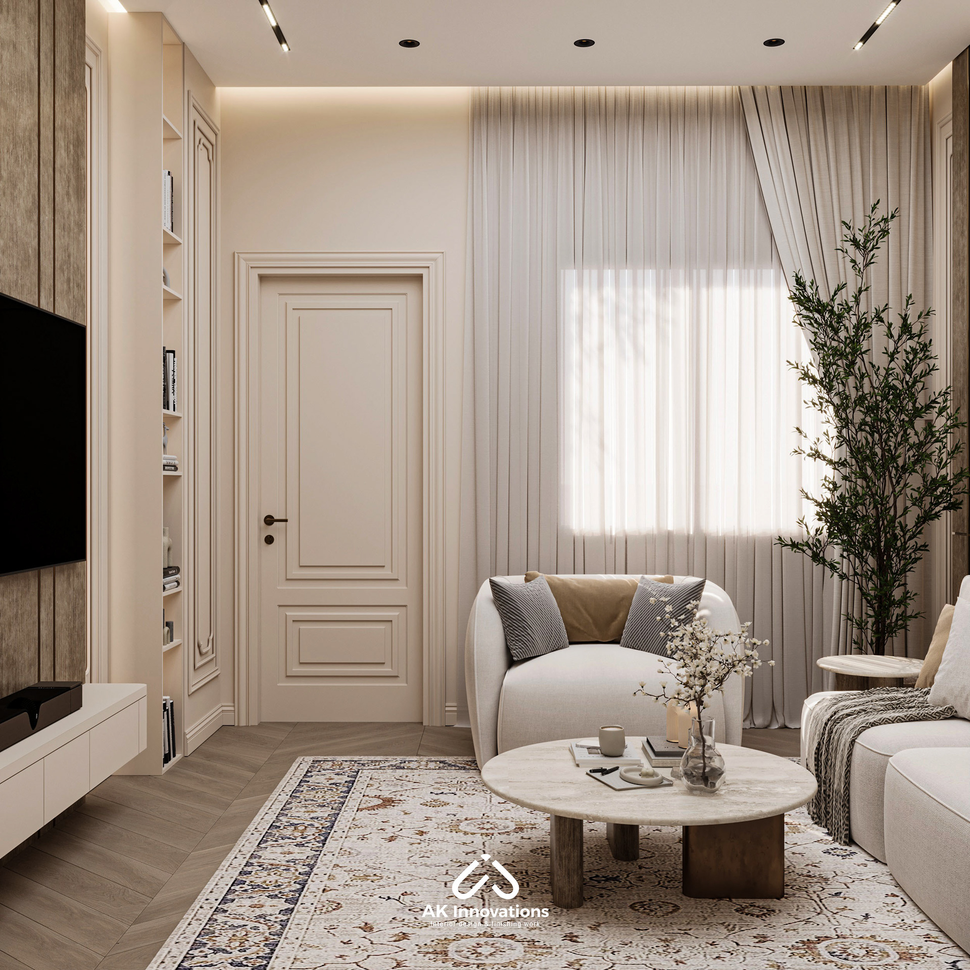 Neo-classic living room-2
