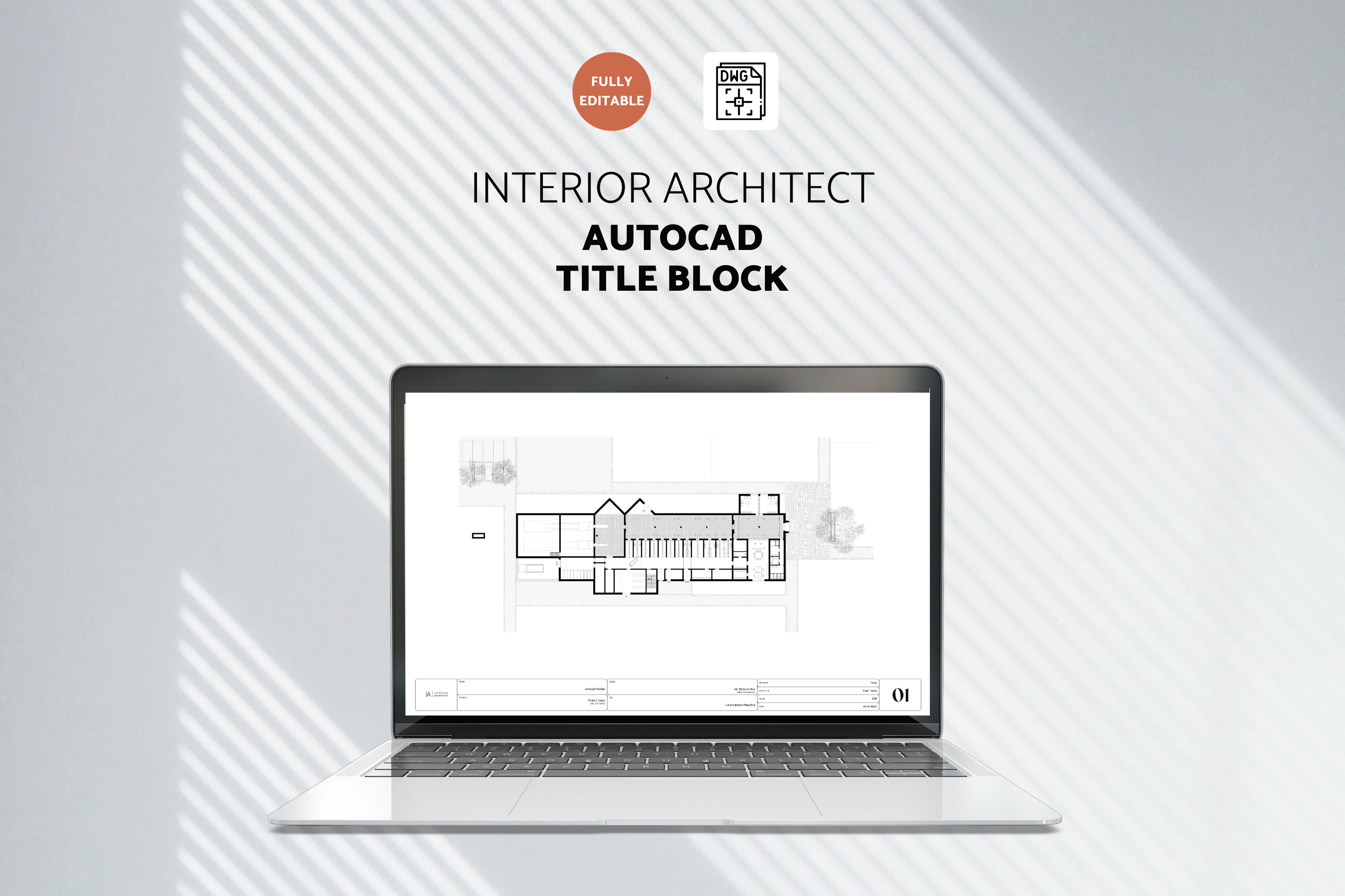 Architecture Title Block Autocad Templates-4