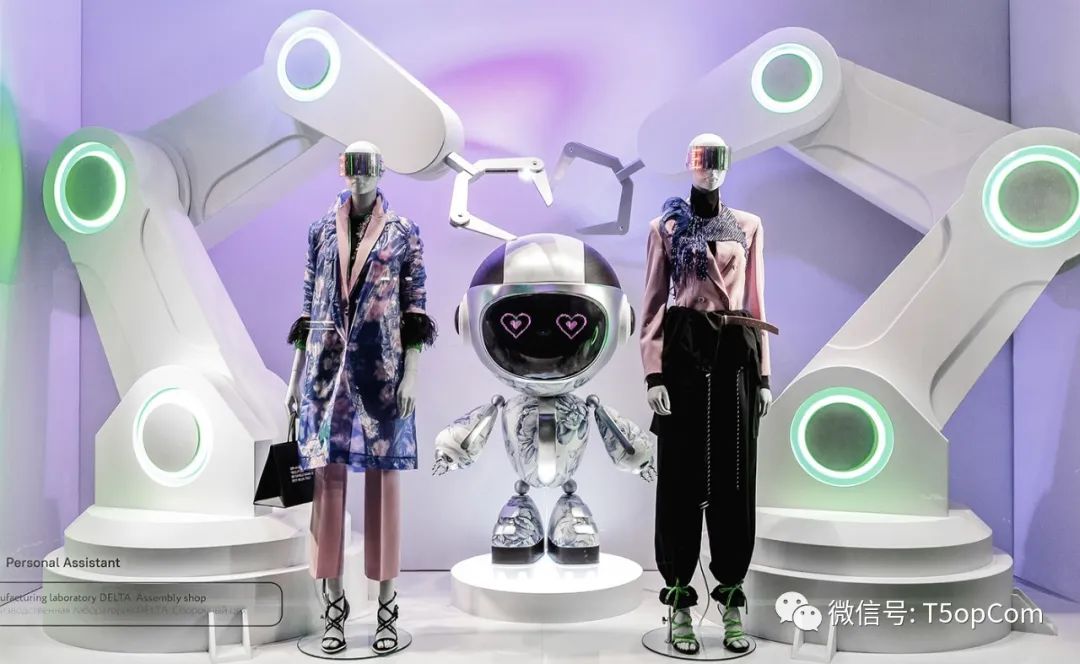 圣彼得堡 Delta-时尚助手机器人春夏橱窗-1