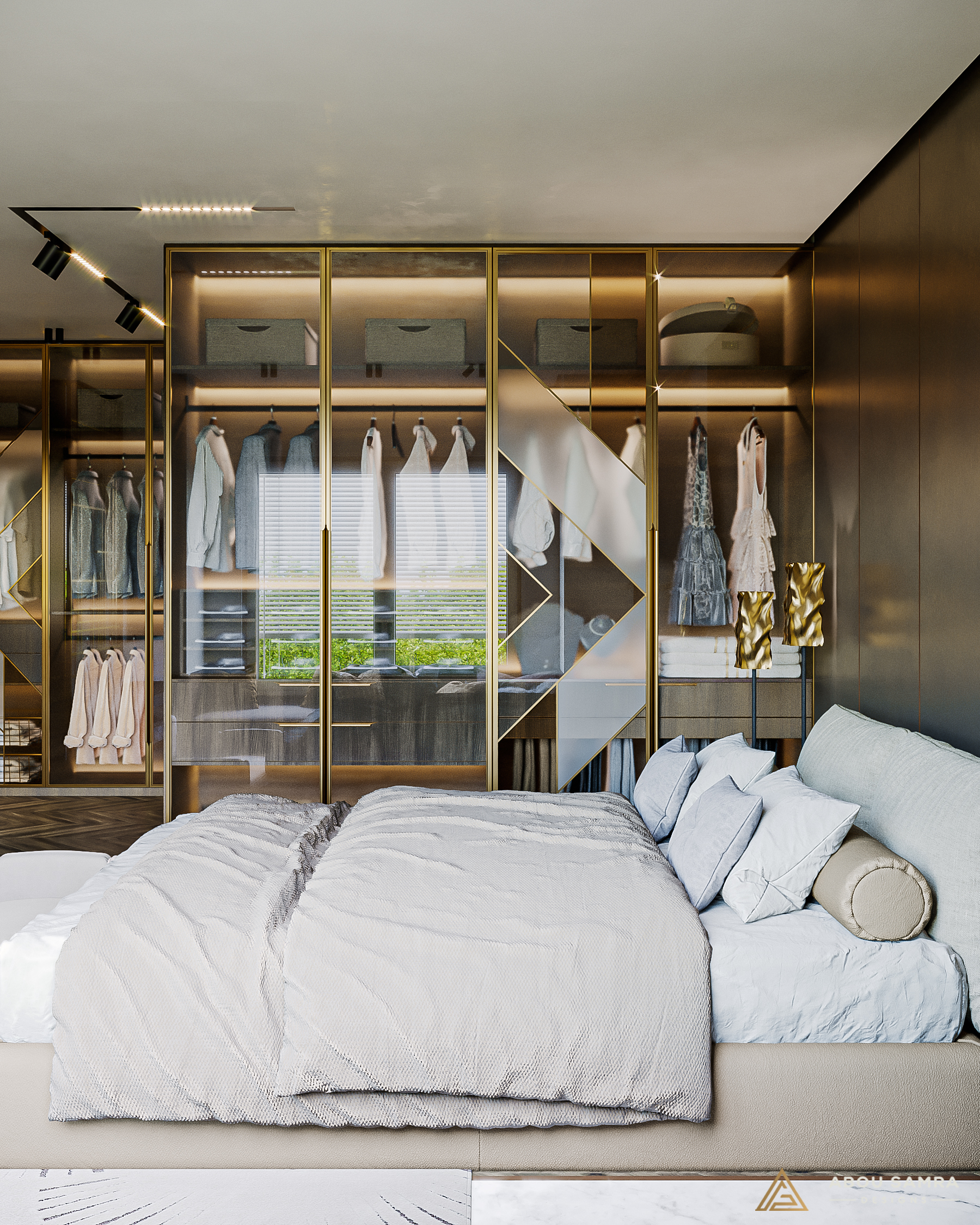 主卧室·海德公园丨埃及开罗丨Arch. Ahella Hamed-10