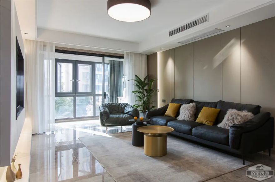 现代风格金河湾 161㎡家居设计丨格堂装饰-4