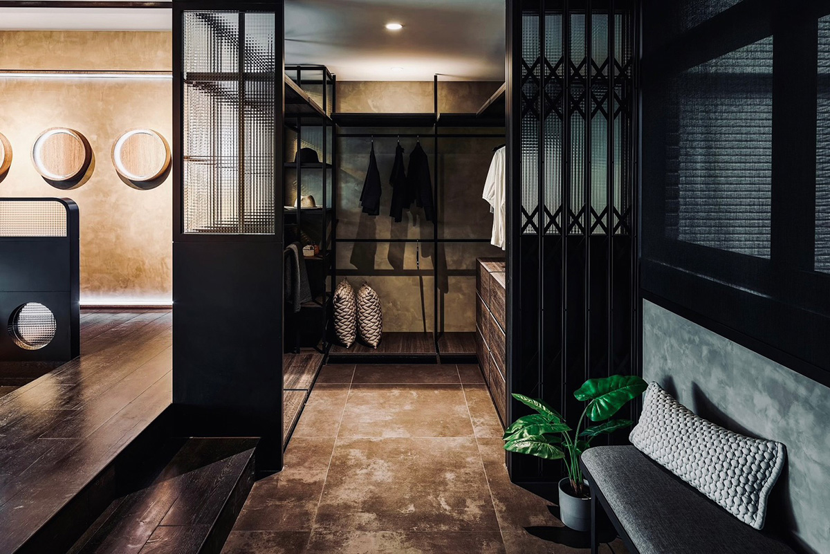 家装设计案例鉴赏——摩登复古感，玩味混搭经典美学-23