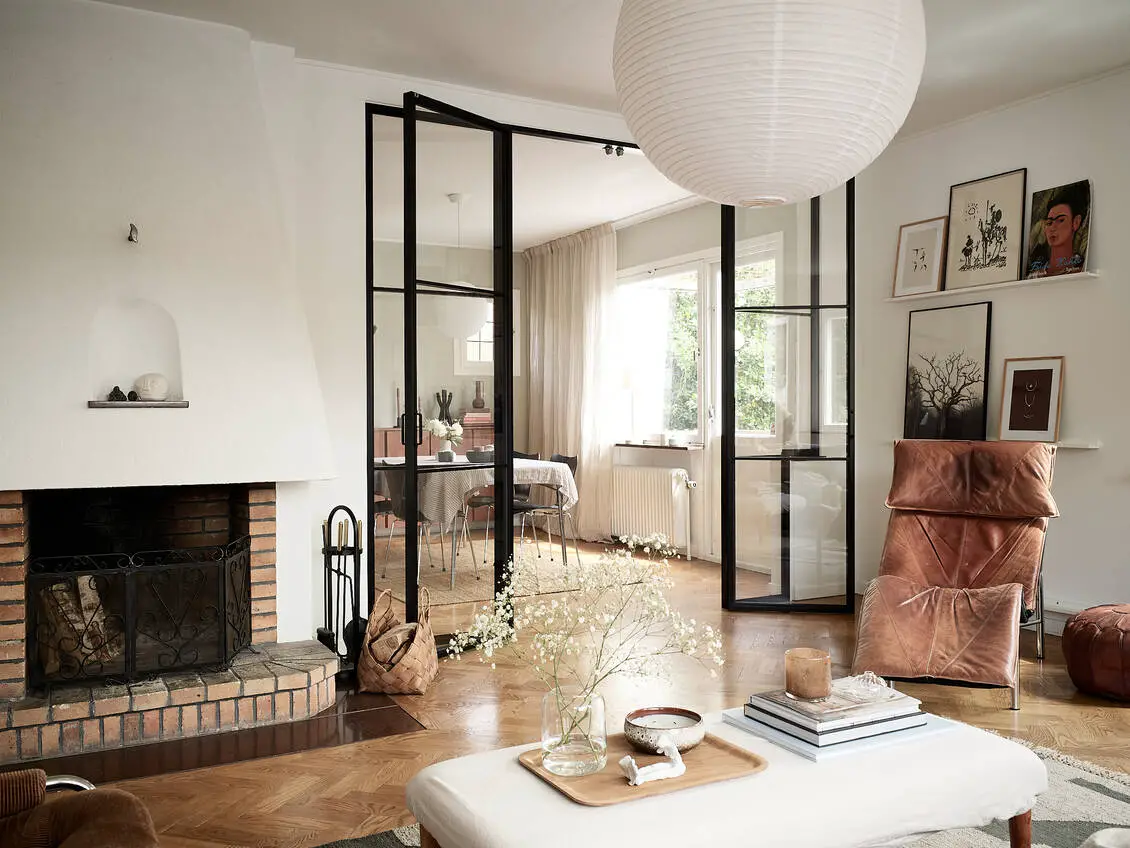 40 年代哥德堡公寓的优雅斯堪的纳维亚设计-6