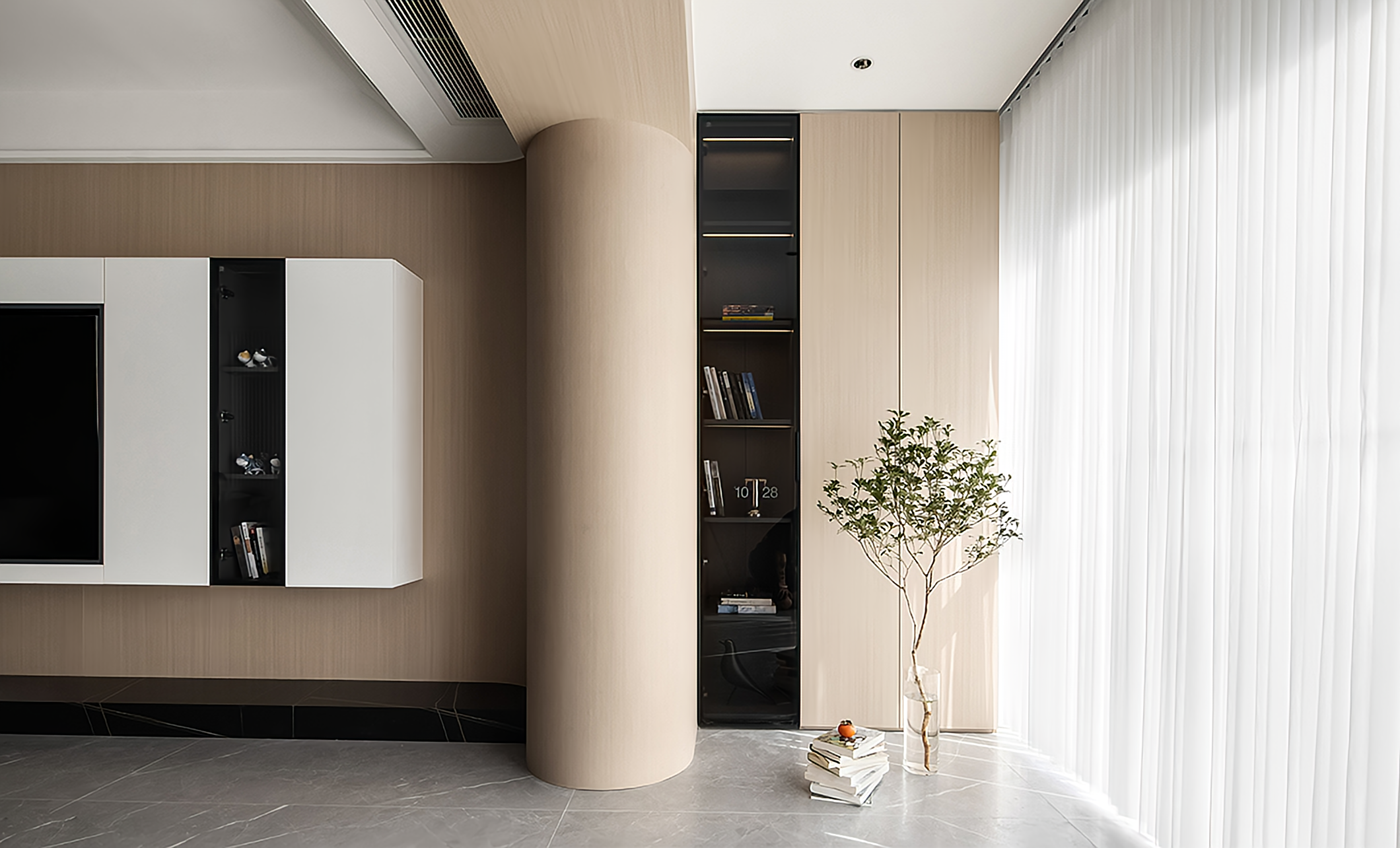 现代简约风私宅丨中国广州丨六品设计-12