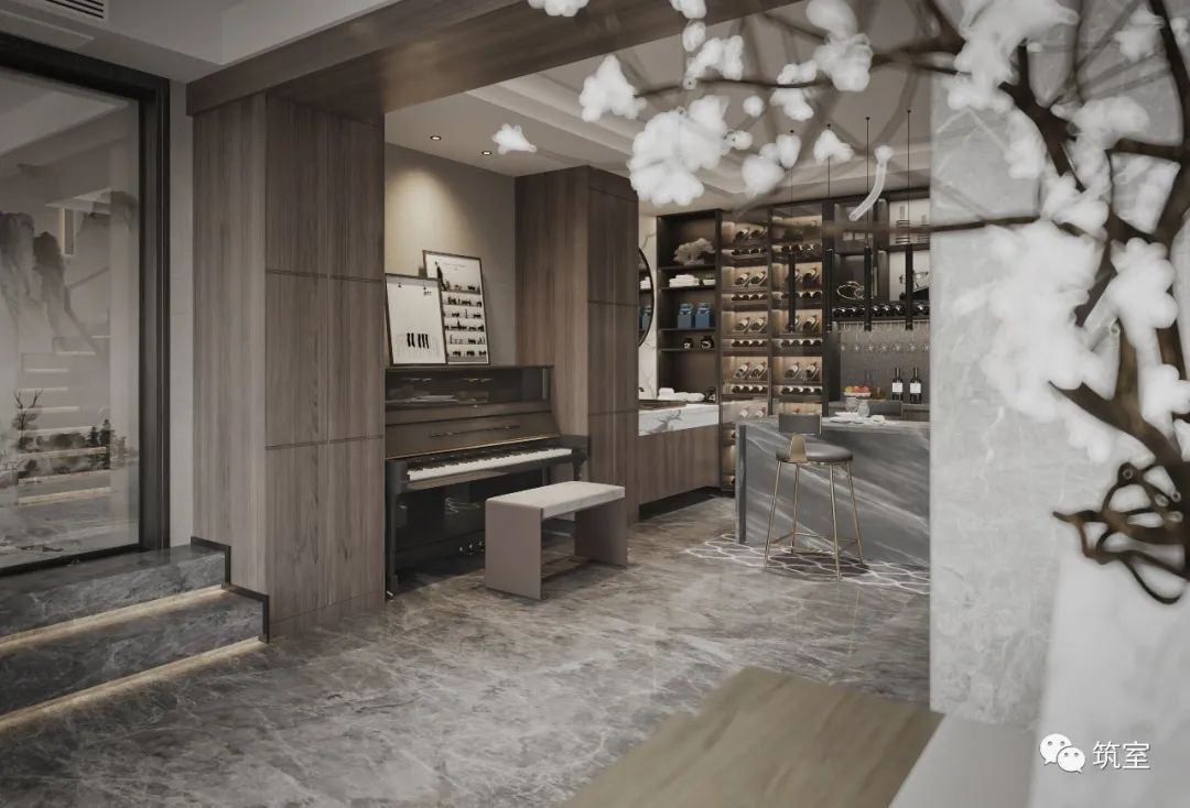 新中式别墅设计丨中国丨筑室-12