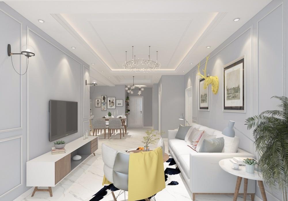 世茂五里河简约宜居空间设计-12