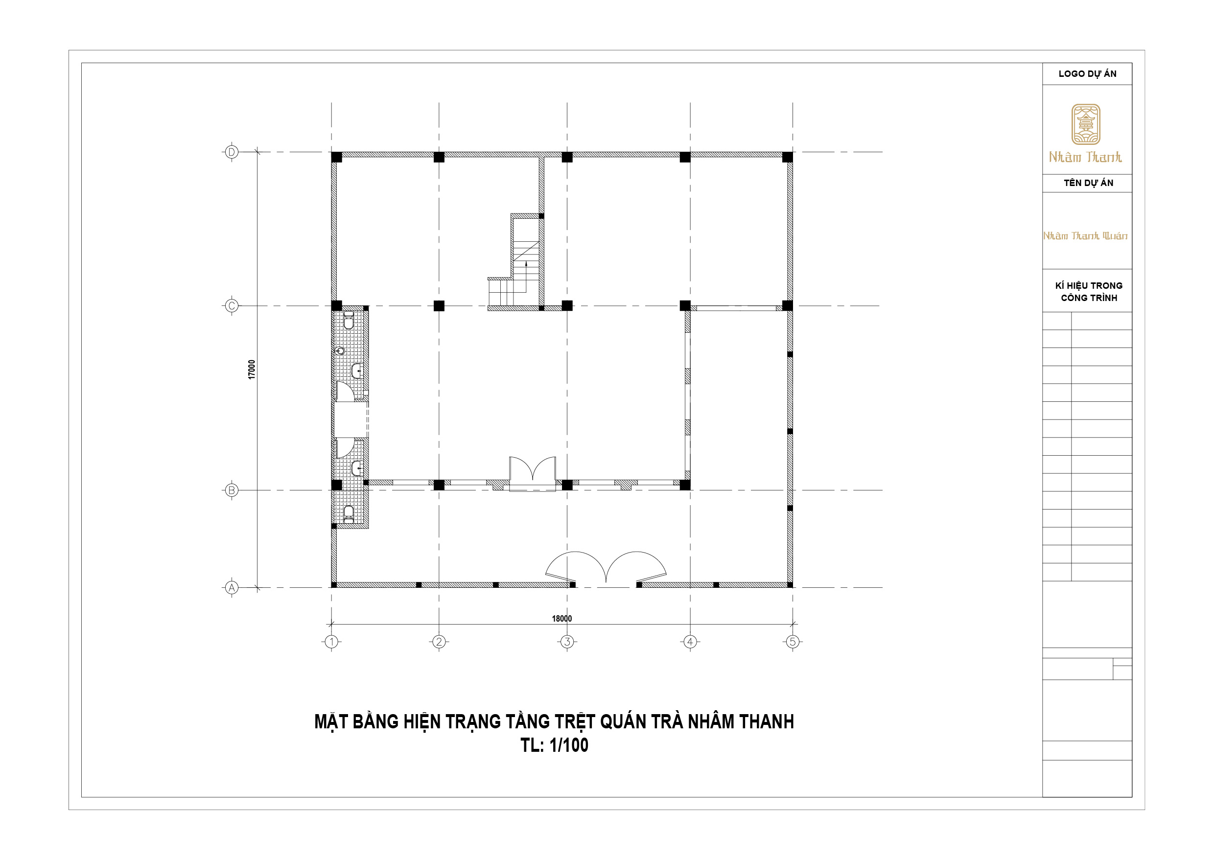 Technical floor plan tea shop Nhâm Thanh-10