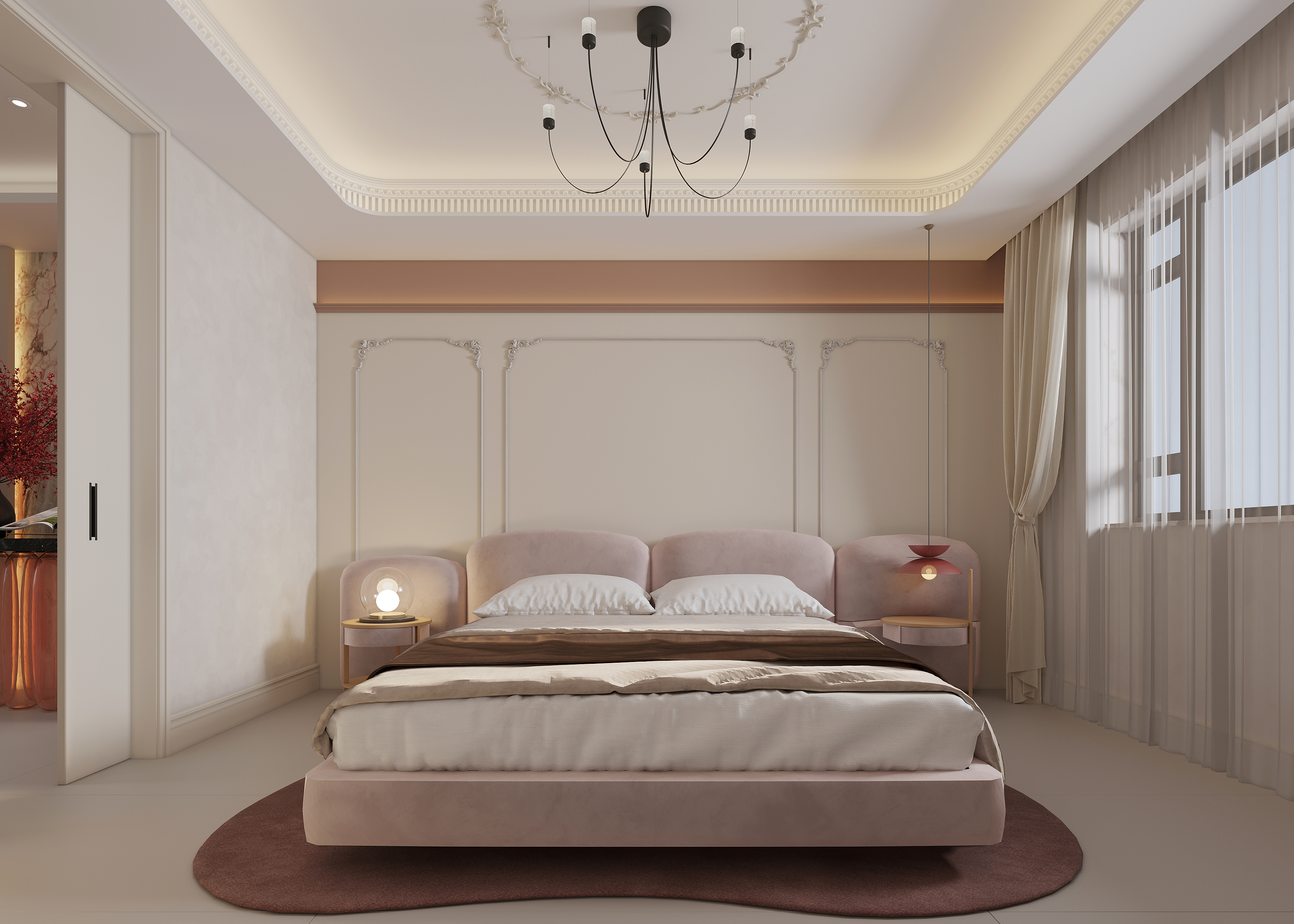 法式平层公寓-7