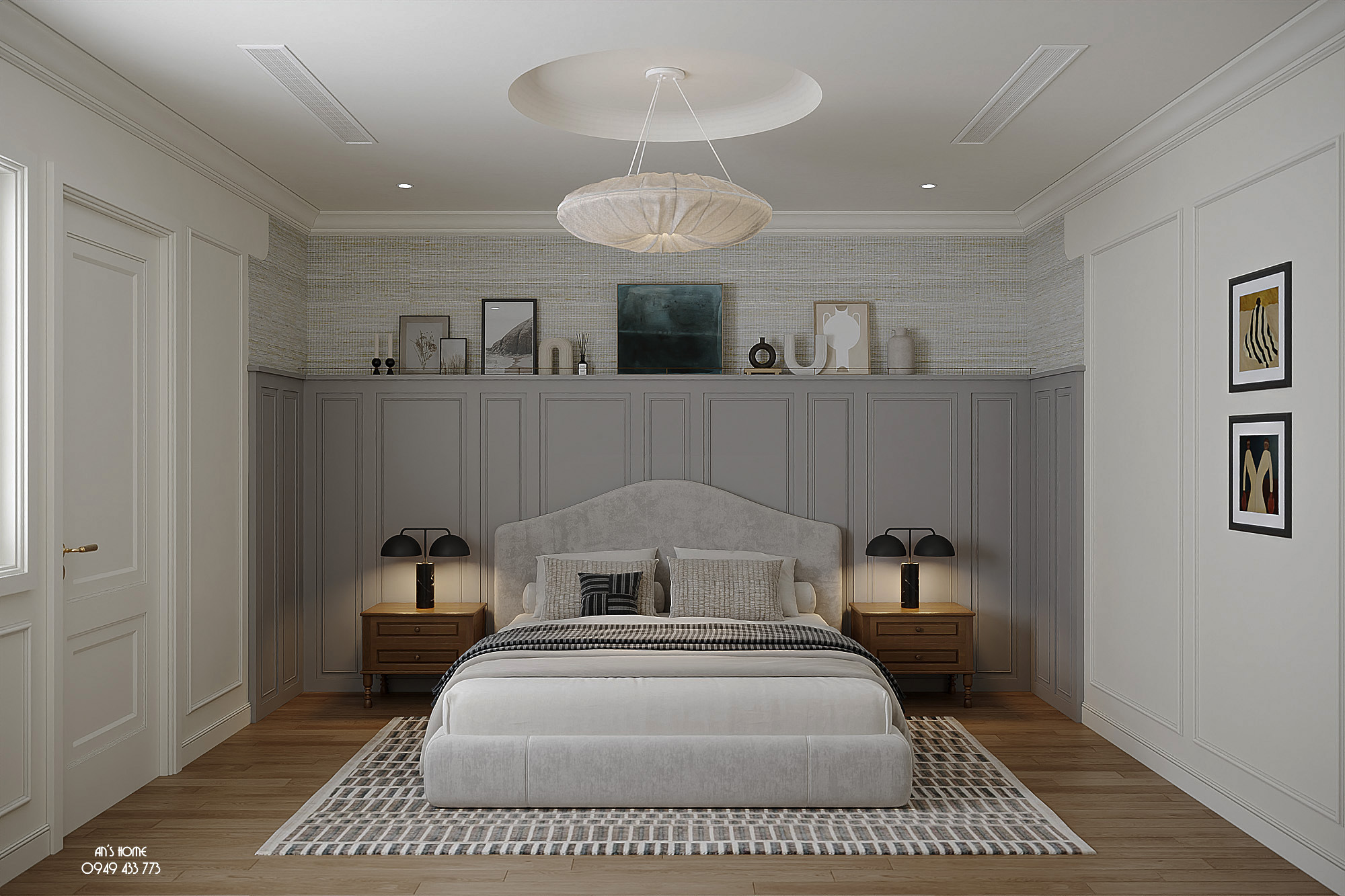 挑空别墅丨法国巴黎丨Pham Tu Uyen-21