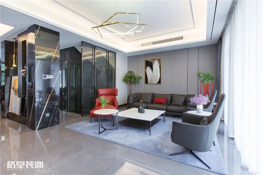 衢州公馆 24#代别墅,黑白灰至臻格调演绎优雅生活-6