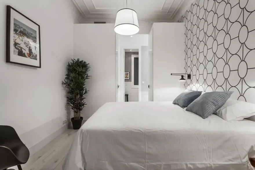巴塞罗那 Eixample 区时尚 Scandinave 公寓设计-10