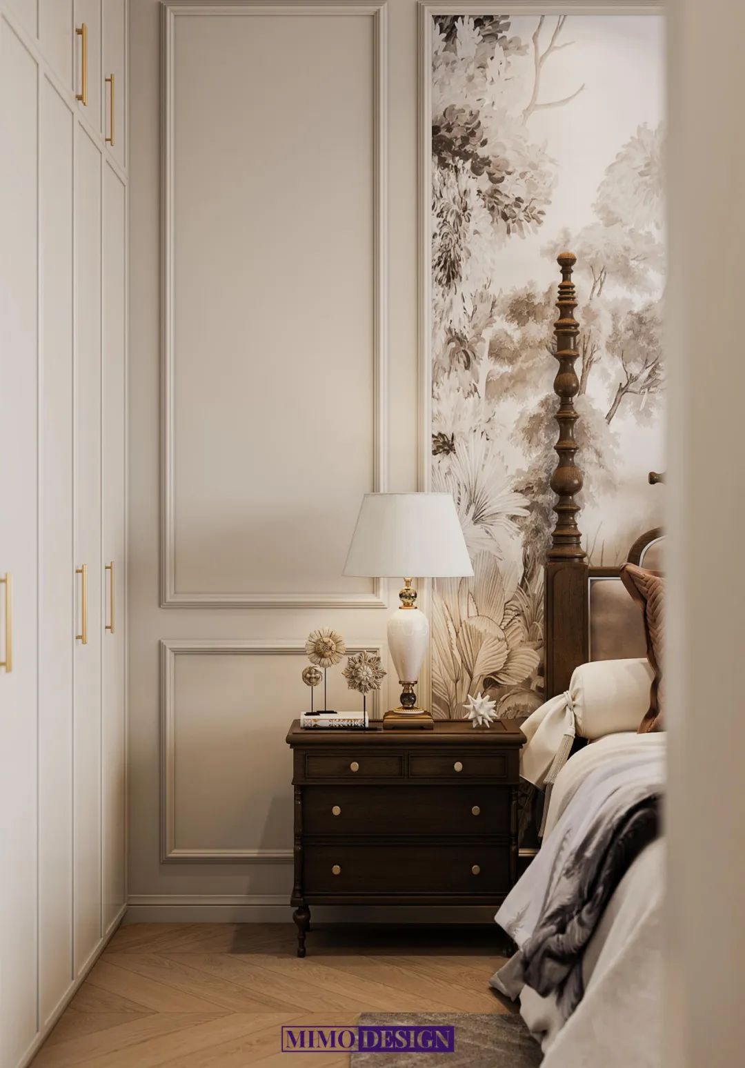 美拉德复古美式风住宅设计-44