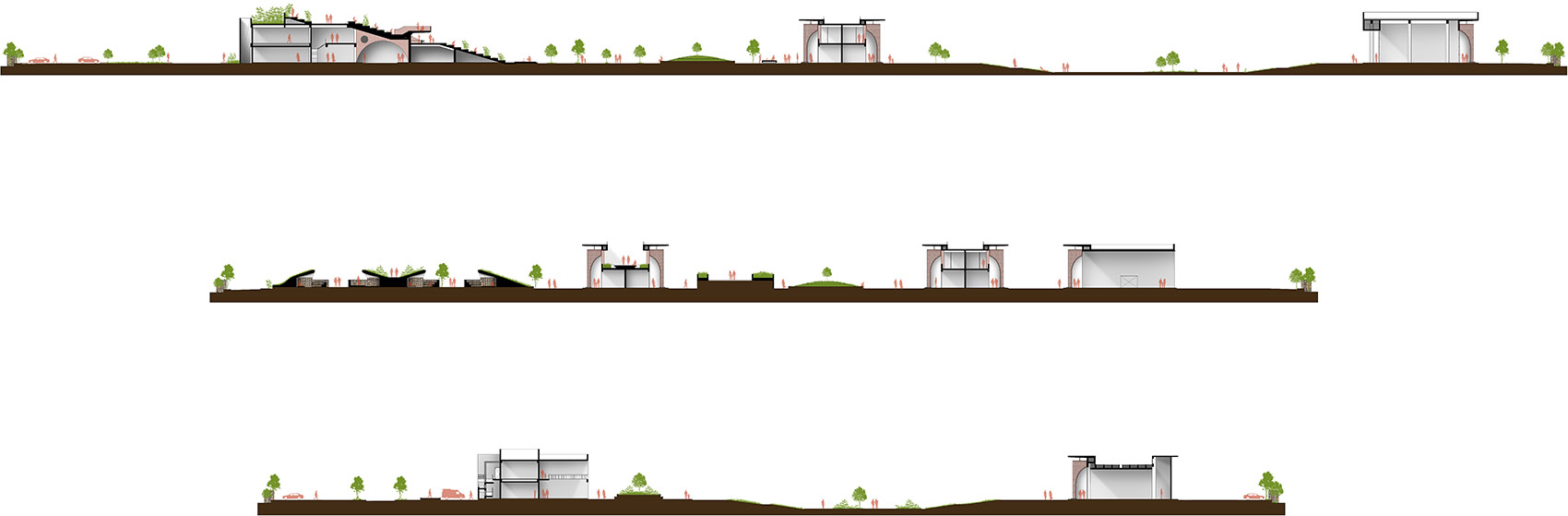 印度红拱螺旋城市市集－Avadh Shilpgram / Archohm Consults-88