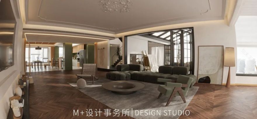 500㎡日式原木风丨中国长沙丨长沙美加空间创意设计事务所-4