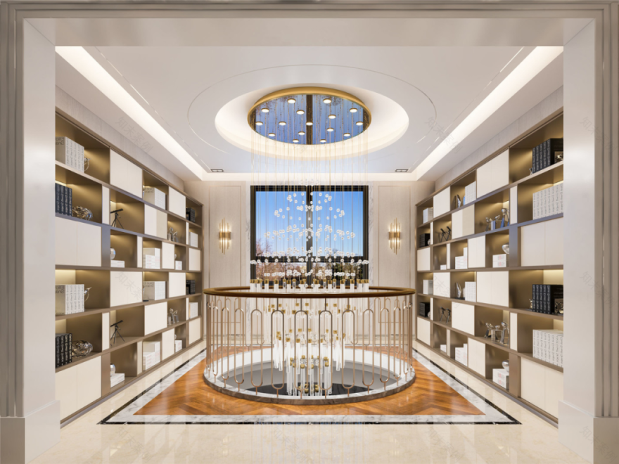 独栋别墅,1700㎡北京丽宫,典雅与现代交融之美丨中国北京丨方鲲国际设计事务所-4