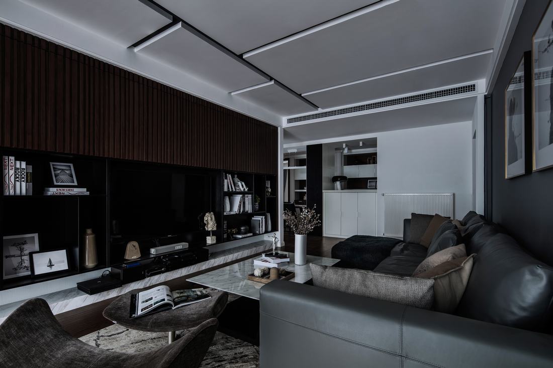 黑白灰的极简诗意：最in新中产的装修新风尚‖尚层装饰-14