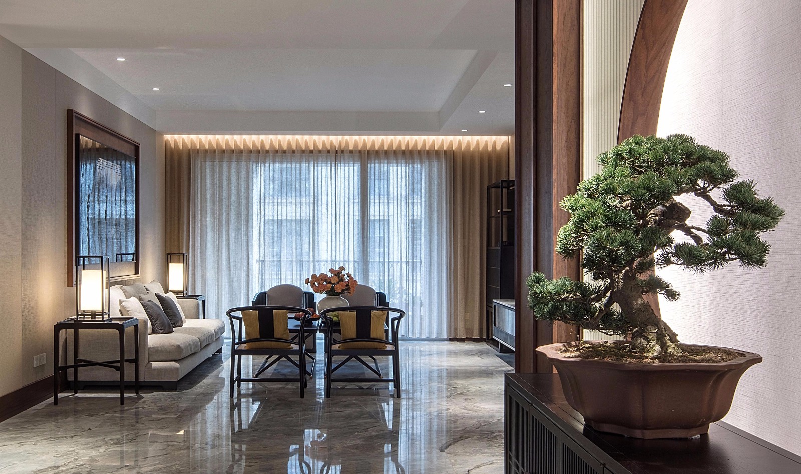 苏州御园——210m²新中式住宅  费宁-6