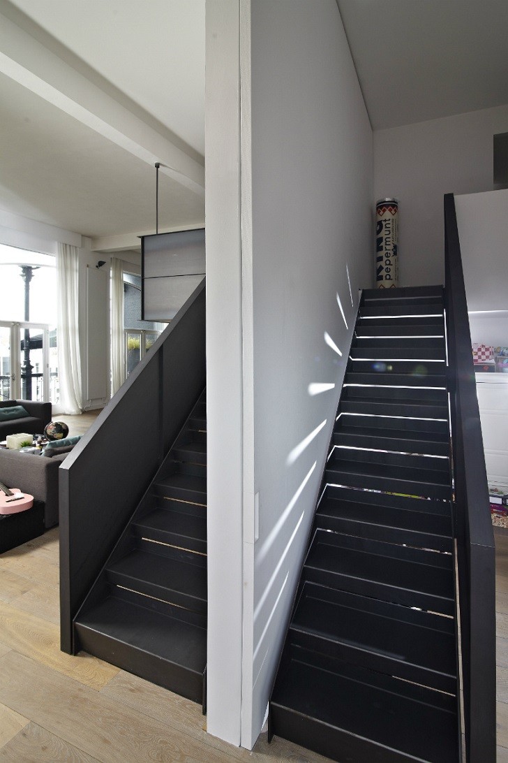 阿姆斯特丹工业风公寓设计-11