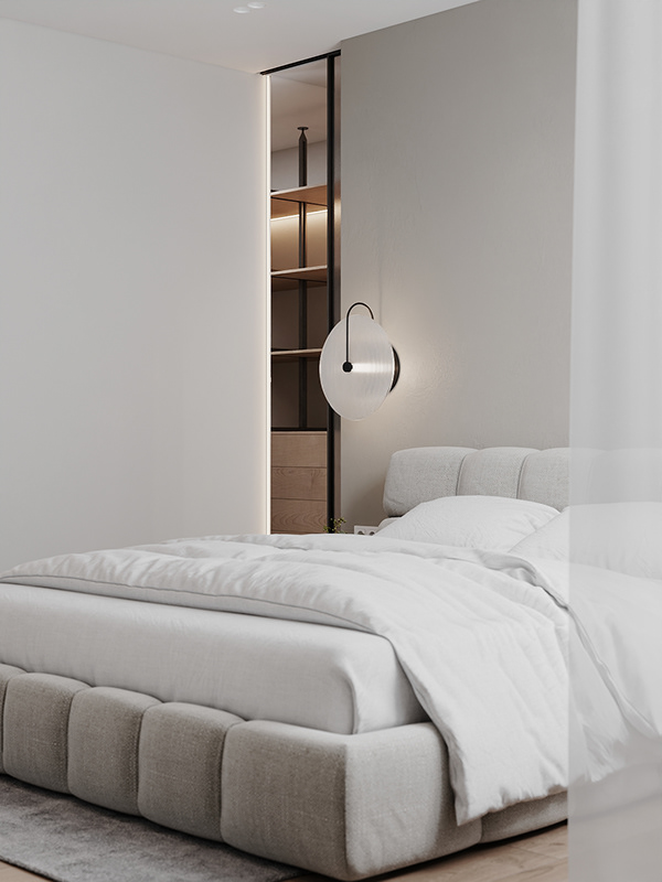 96.61㎡简约风公寓设计 回归家的质朴与纯粹            
            -30