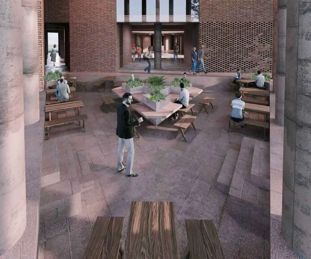 昌迪加尔大学学生中心（昌迪加尔大学D  6大楼）丨印度昌迪加尔-53