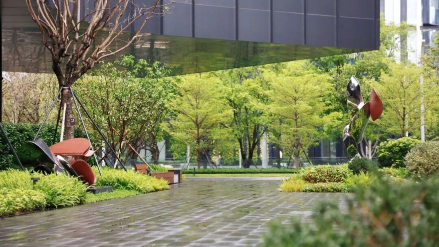 南山中集太子湾大成广场园林景观工程丨中国深圳-10