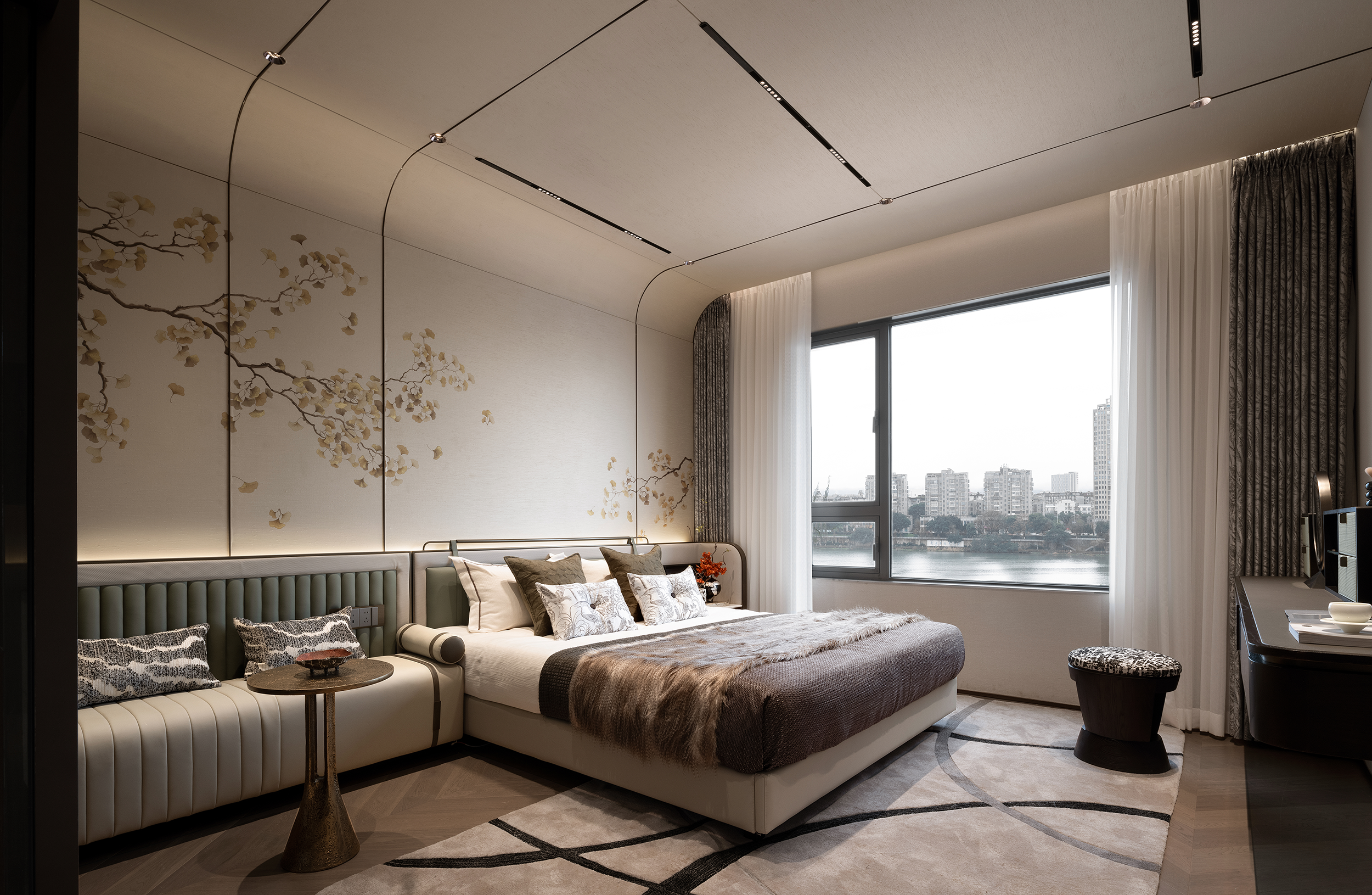 赣州中海悦江府143㎡样板房丨中国江西丨零次方空间设计（室内）,零次方陈设设计（软装）-14