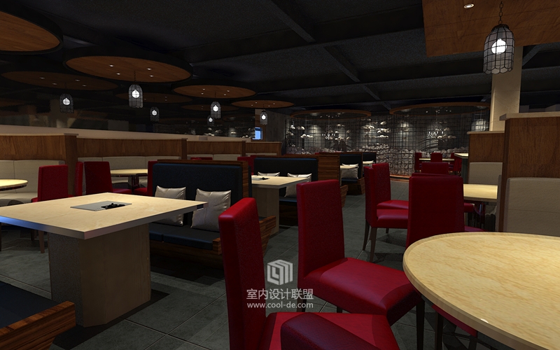 主题餐厅设计-岭鲜火锅工场主题餐厅设计-8