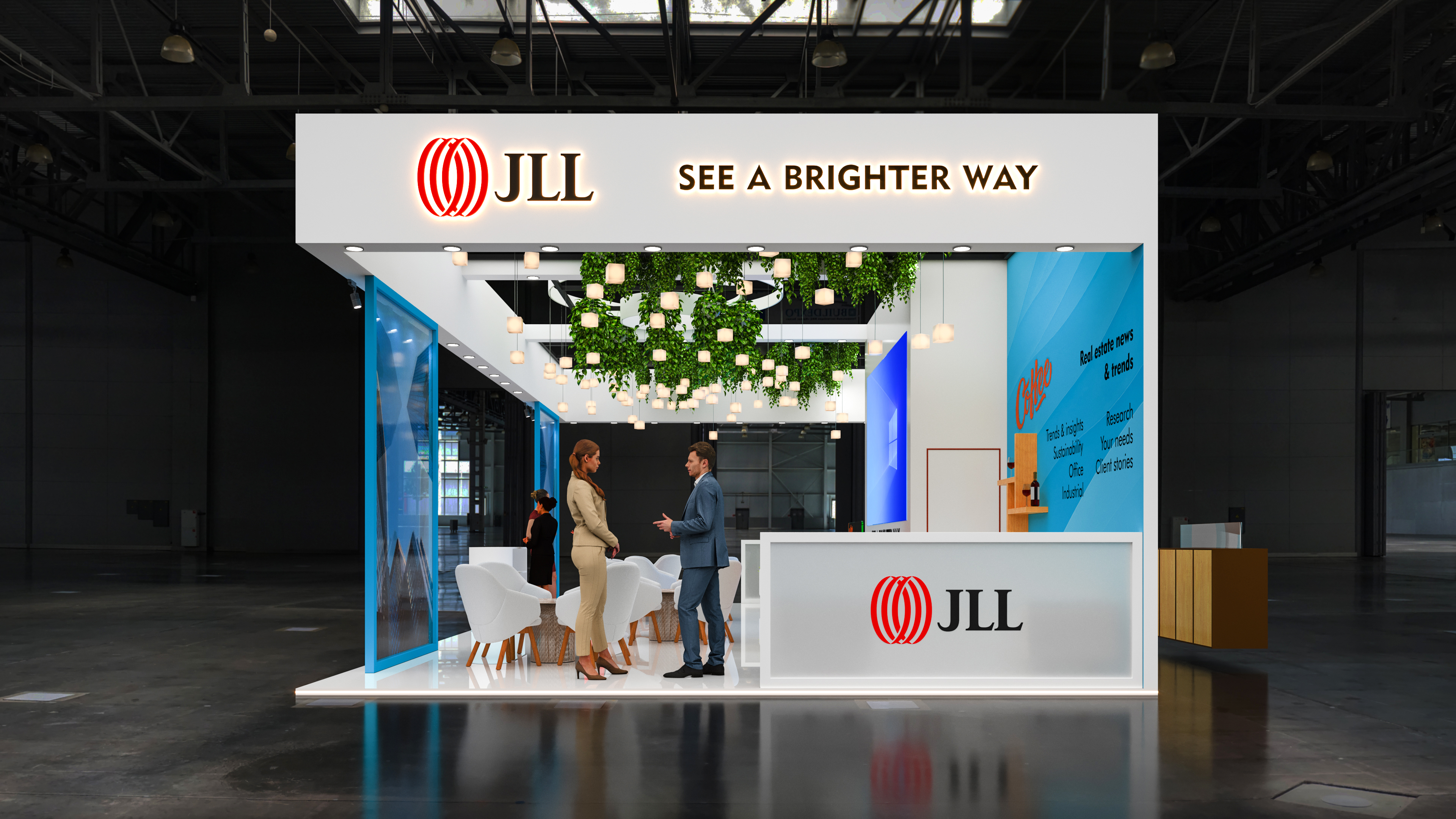 JLL 展位设计·“看见更光明的道路”-0