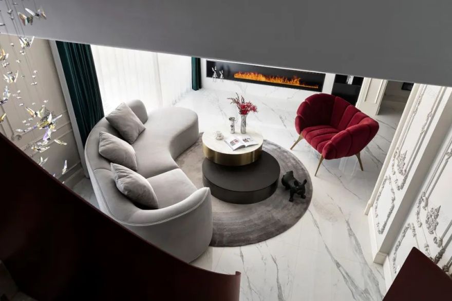 杭州空中别墅 · 弗拉明戈风情的现代法式设计丨中国杭州丨尚层装饰(北京)有限公司杭州分公司-31