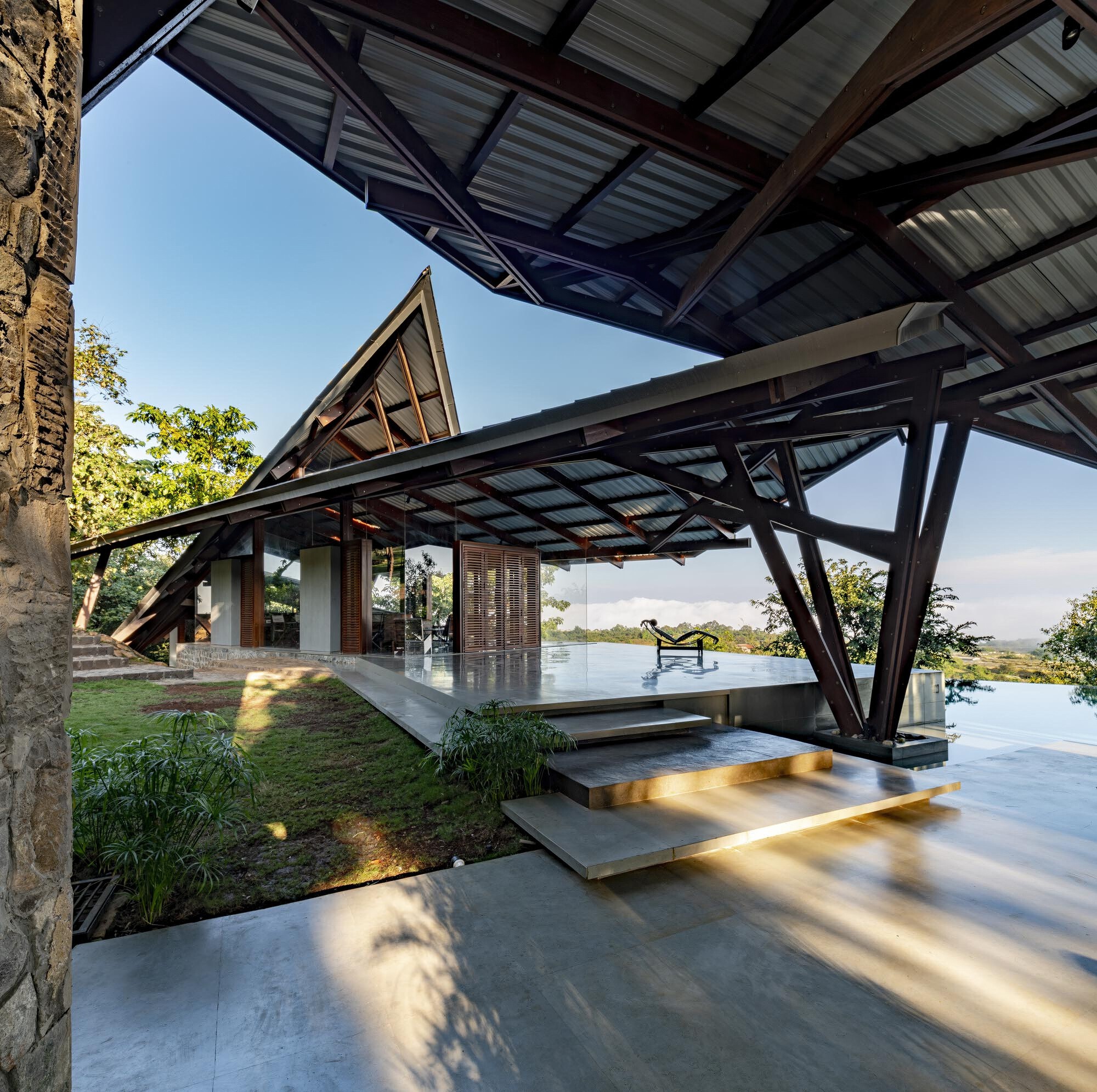 侧面阳台屋丨印度丨Malik Architecture-44