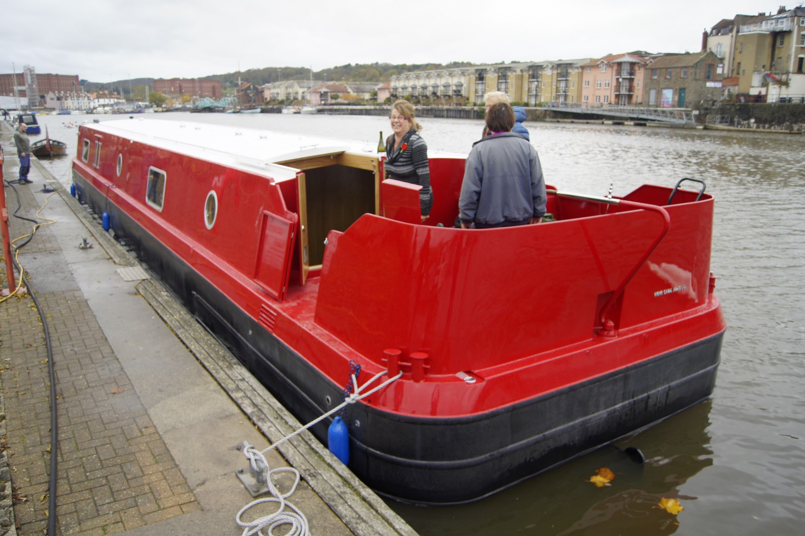 Industrial canal boat stairs stainless steel-21