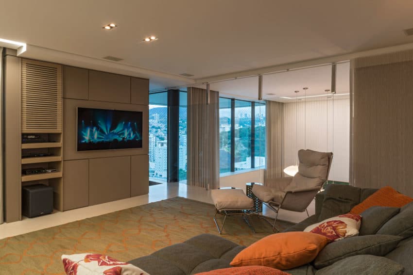 巴西贝洛奥里藏特优雅顶层公寓丨塞伦·伊万诺,路易斯·恩里克·里贝罗-17