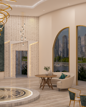 pharaonic style hotel restaurant