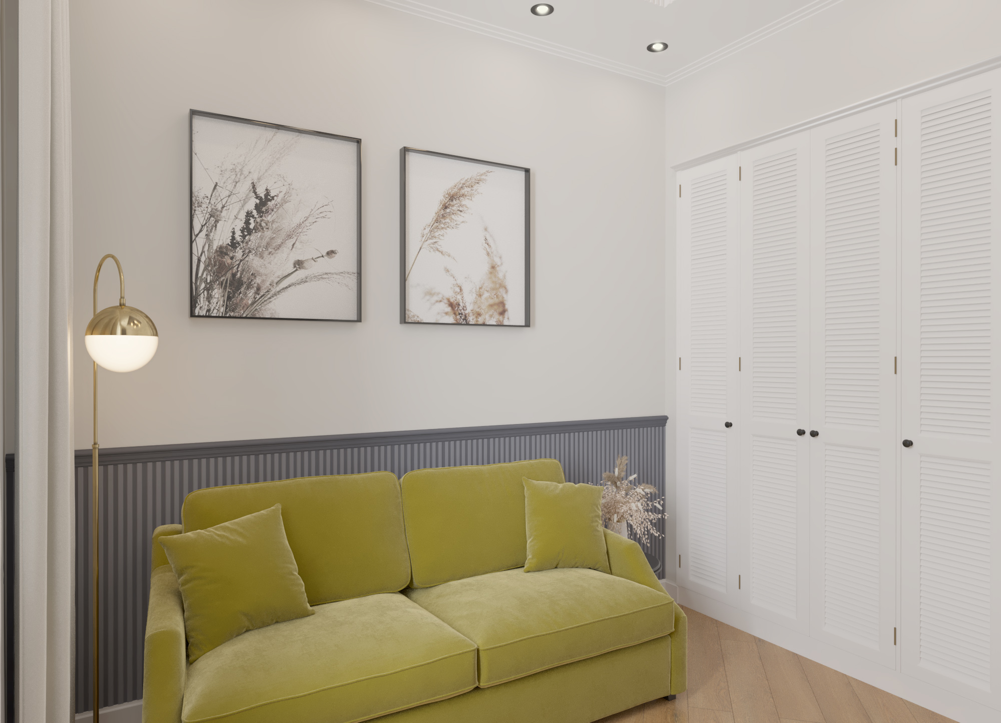 Design project of an apartment 100m2 complex Boulevard-30